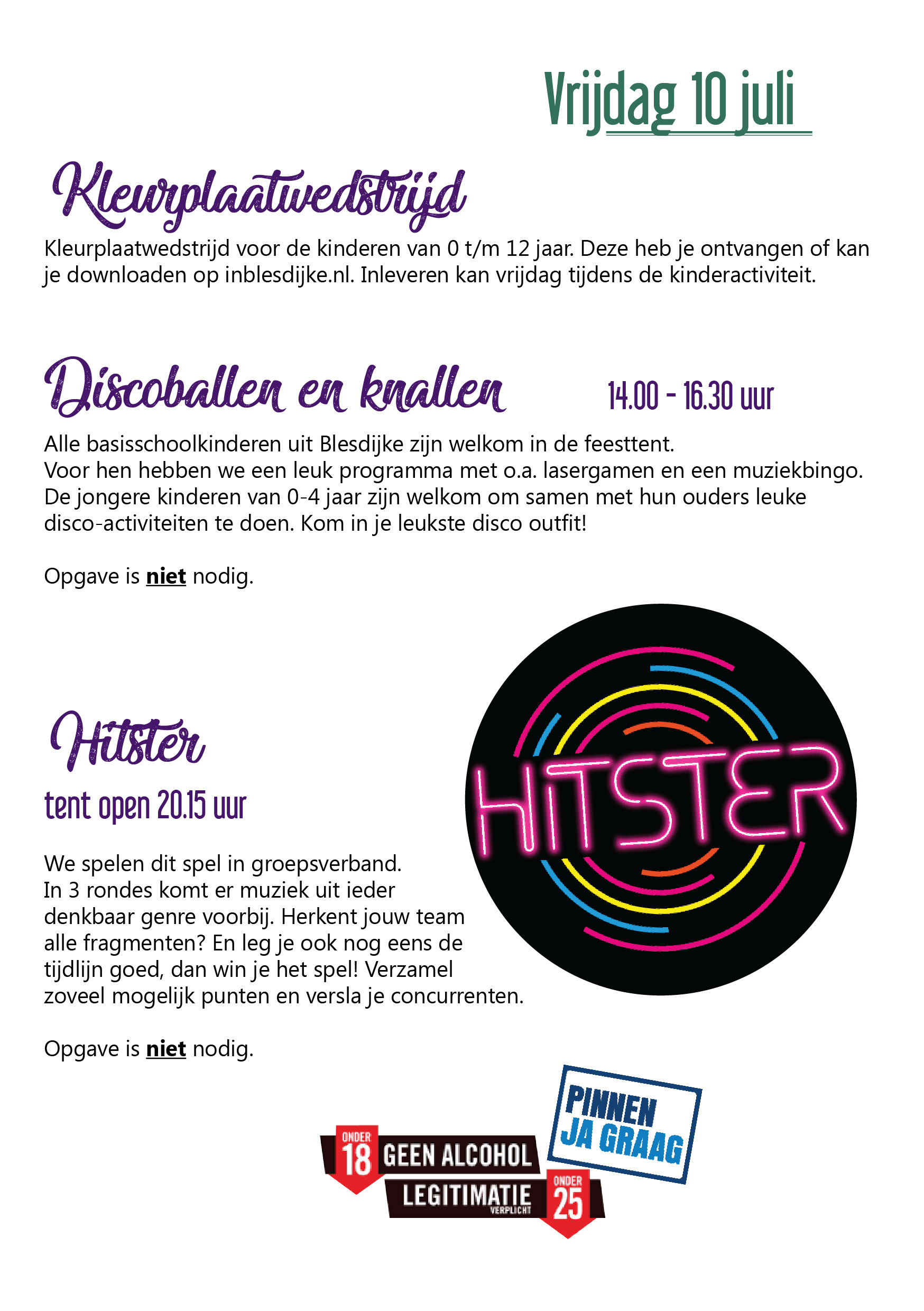 Dorpsfeest Blesdijke